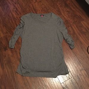 Plain Gray 3/4 Sleeve